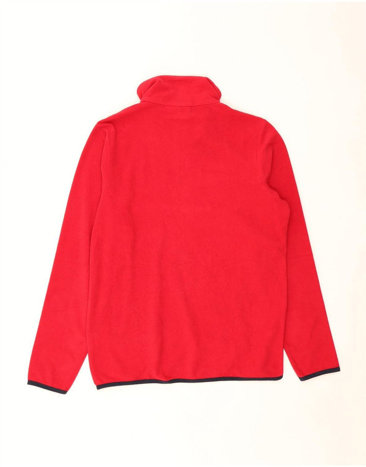 Lotto Mens Zip Neck Fleece Jumper XS Red Polyester