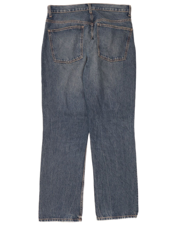 Zara Womens Straight Jeans EU 44 XL W34 L32 Blue