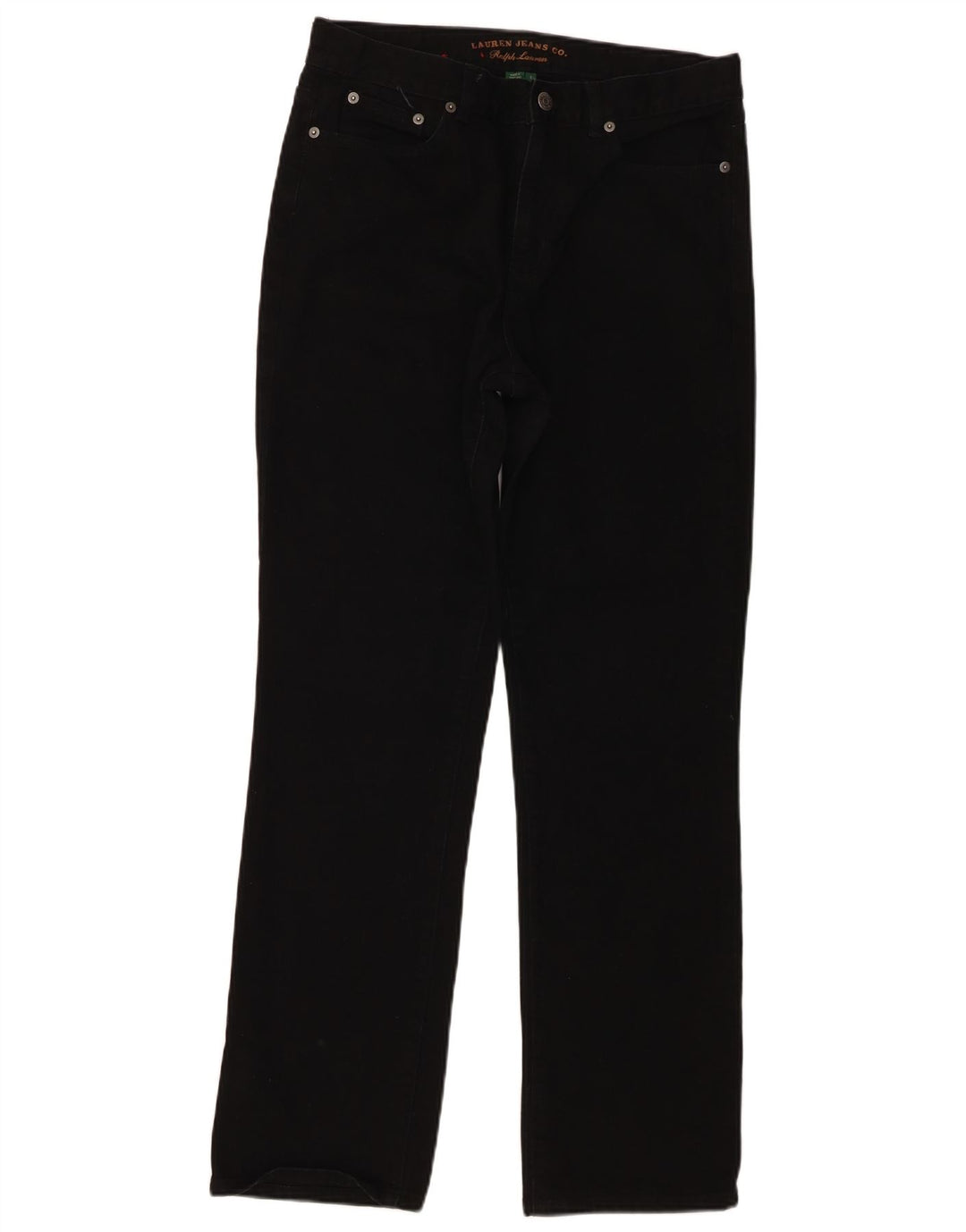 Ralph Lauren Womens Straight Jeans US 8 Medium W30 L30 Black Cotton Classic