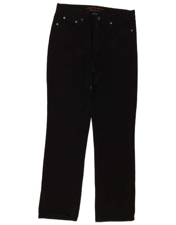 Ralph Lauren Womens Straight Jeans US 8 Medium W30 L30 Black Cotton Classic