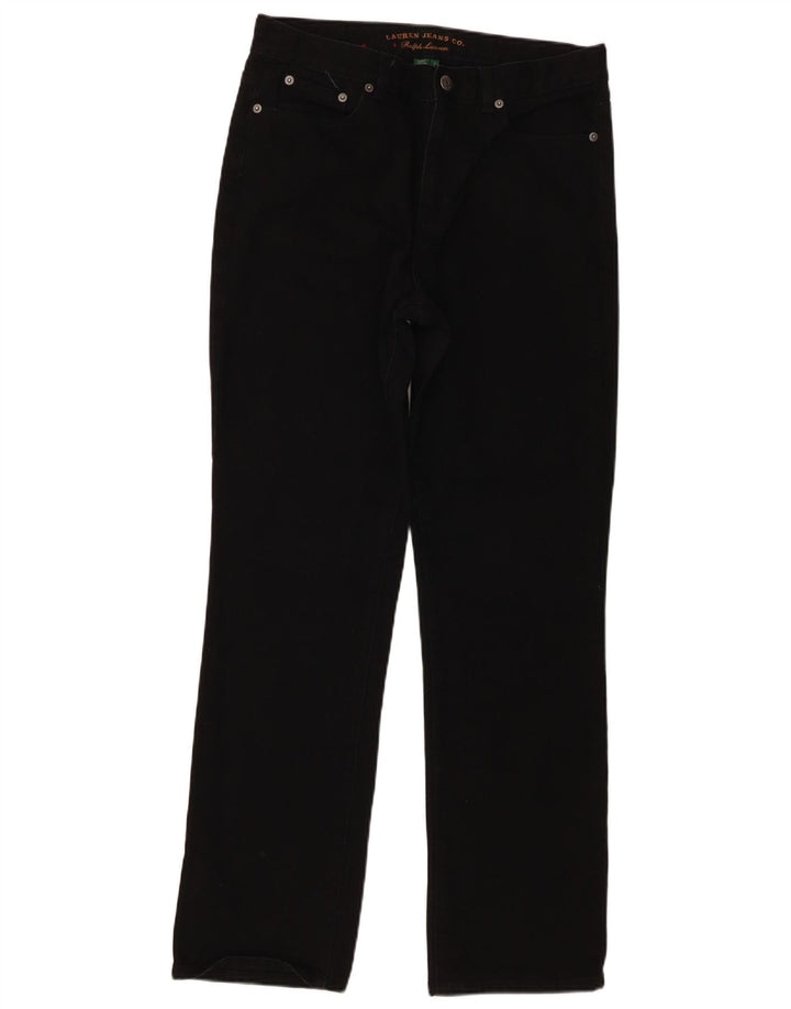 Ralph Lauren Womens Straight Jeans US 8 Medium W30 L30 Black Cotton Classic