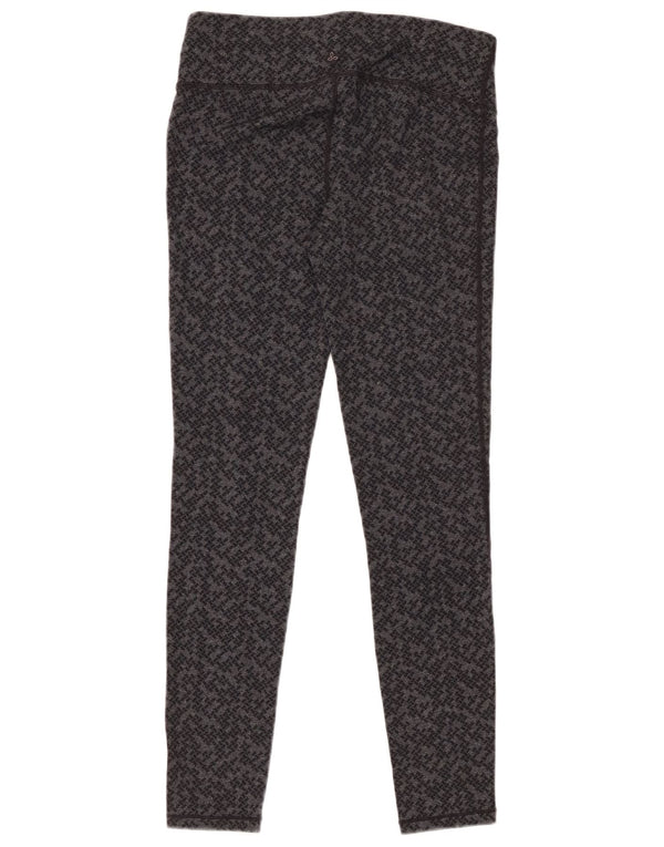 PRANA Womens Leggings UK 8 Small  Grey Geometric Nylon