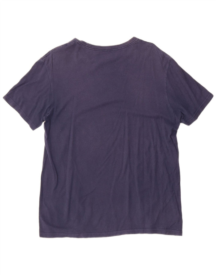 Converse Mens Graphic T-Shirt Top Medium Navy Blue