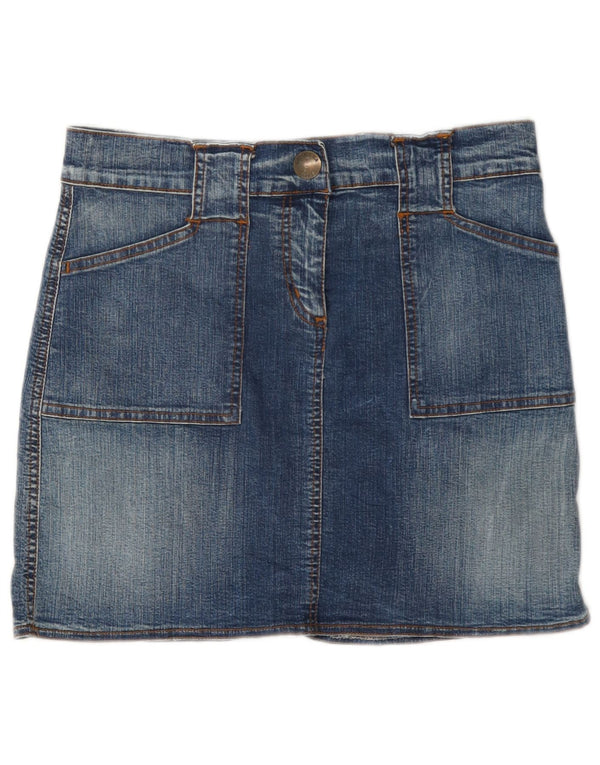 Carrera Womens Mini Denim Skirt W30 Medium Blue