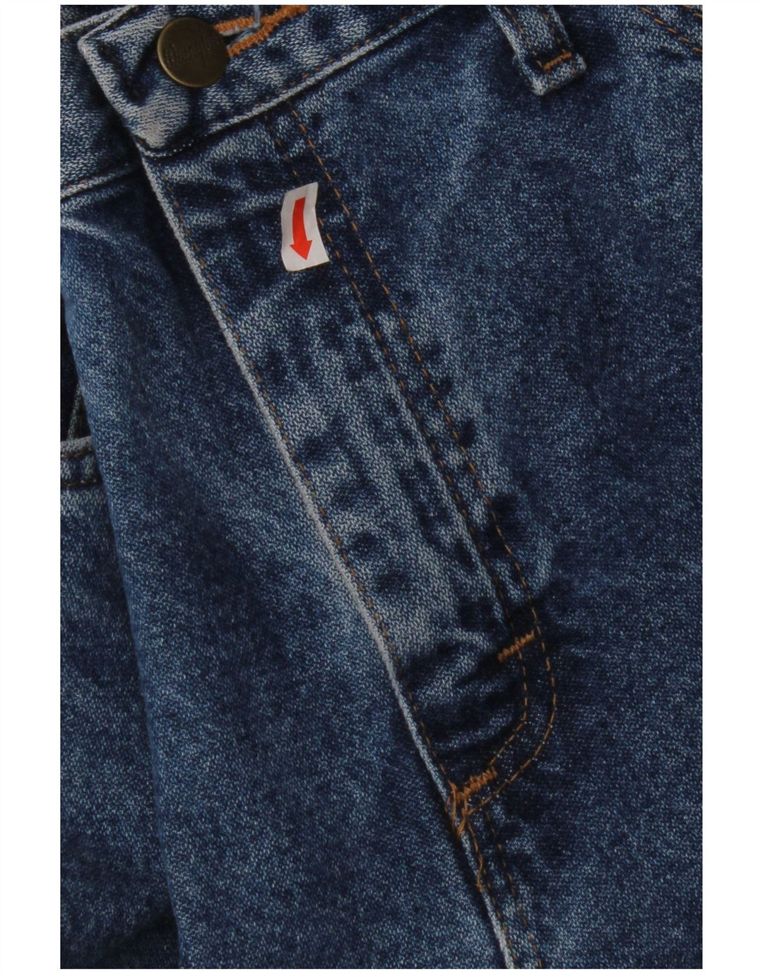 WRANGLER Mens Straight Jeans W34 L34 Blue Cotton