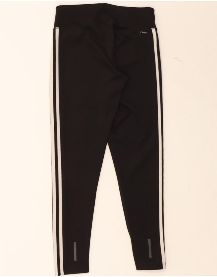 ADIDAS Womens Climalite Leggings UK 8/10 Small  Black Polyester Vintage Adidas and Second-Hand Adidas from Messina Hembry 