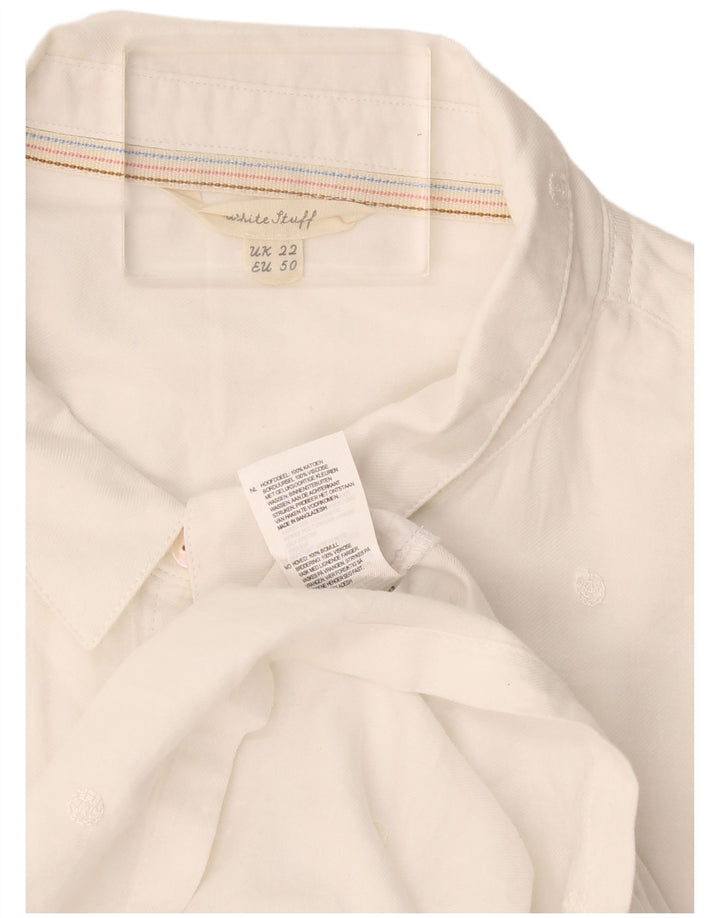 White Stuff Womens Shirt UK 22 3XL Cotton