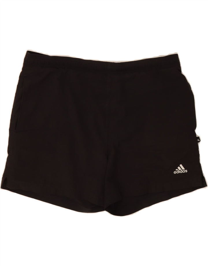 ADIDAS Mens Sport Shorts Large  Black Polyester Vintage Adidas and Second-Hand Adidas from Messina Hembry 