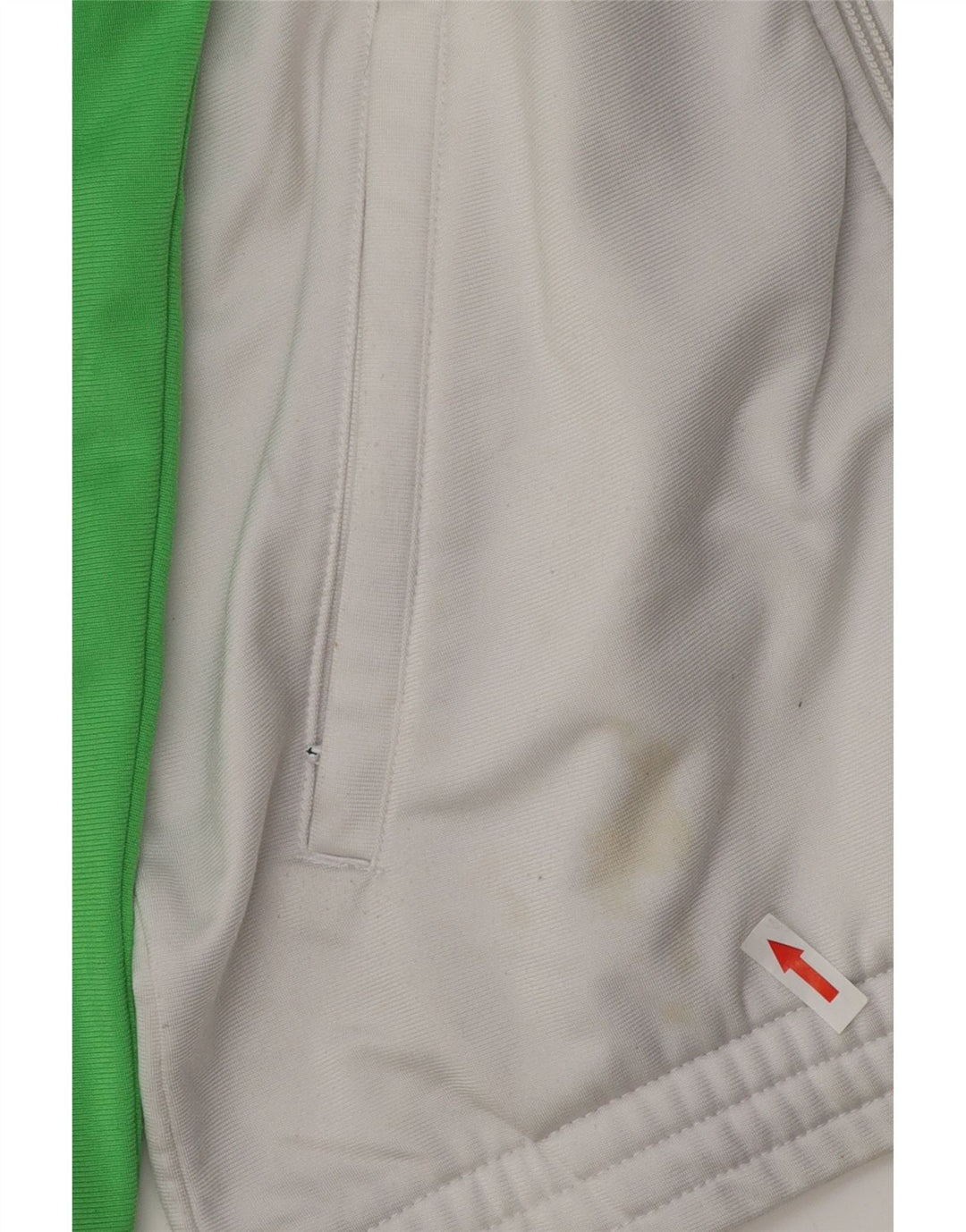 ADIDAS Mens Tracksuit Top Jacket UK 40/42 Medium White Colourblock