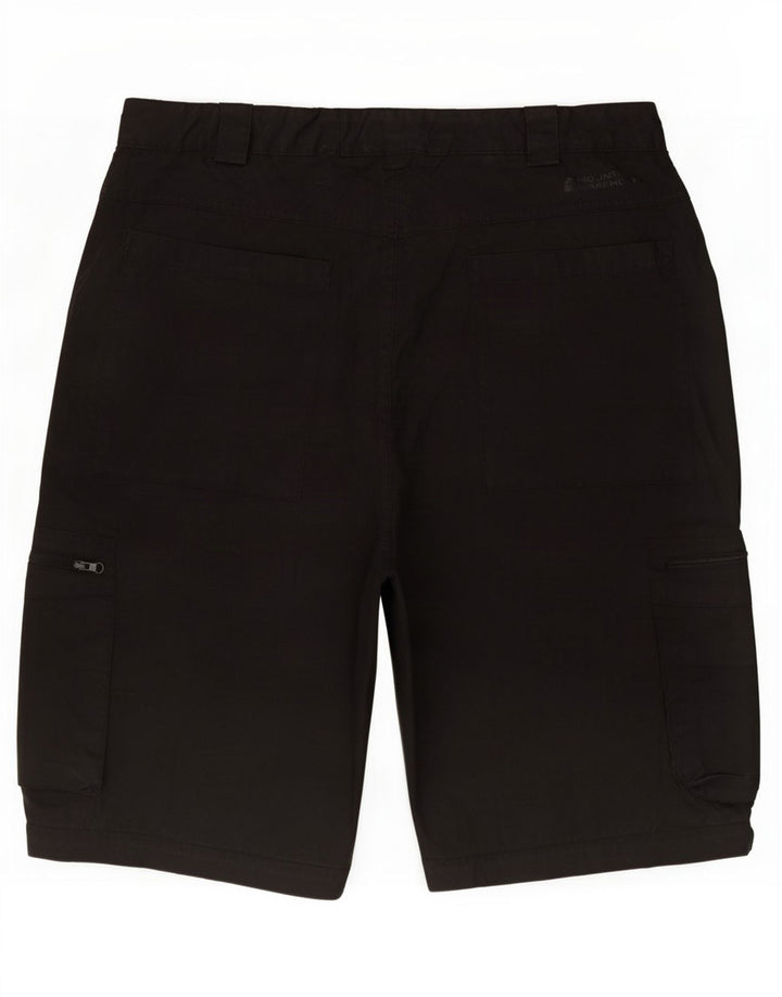 Mountain Warehouse Mens Cargo Shorts Large W34 Black Polyester
