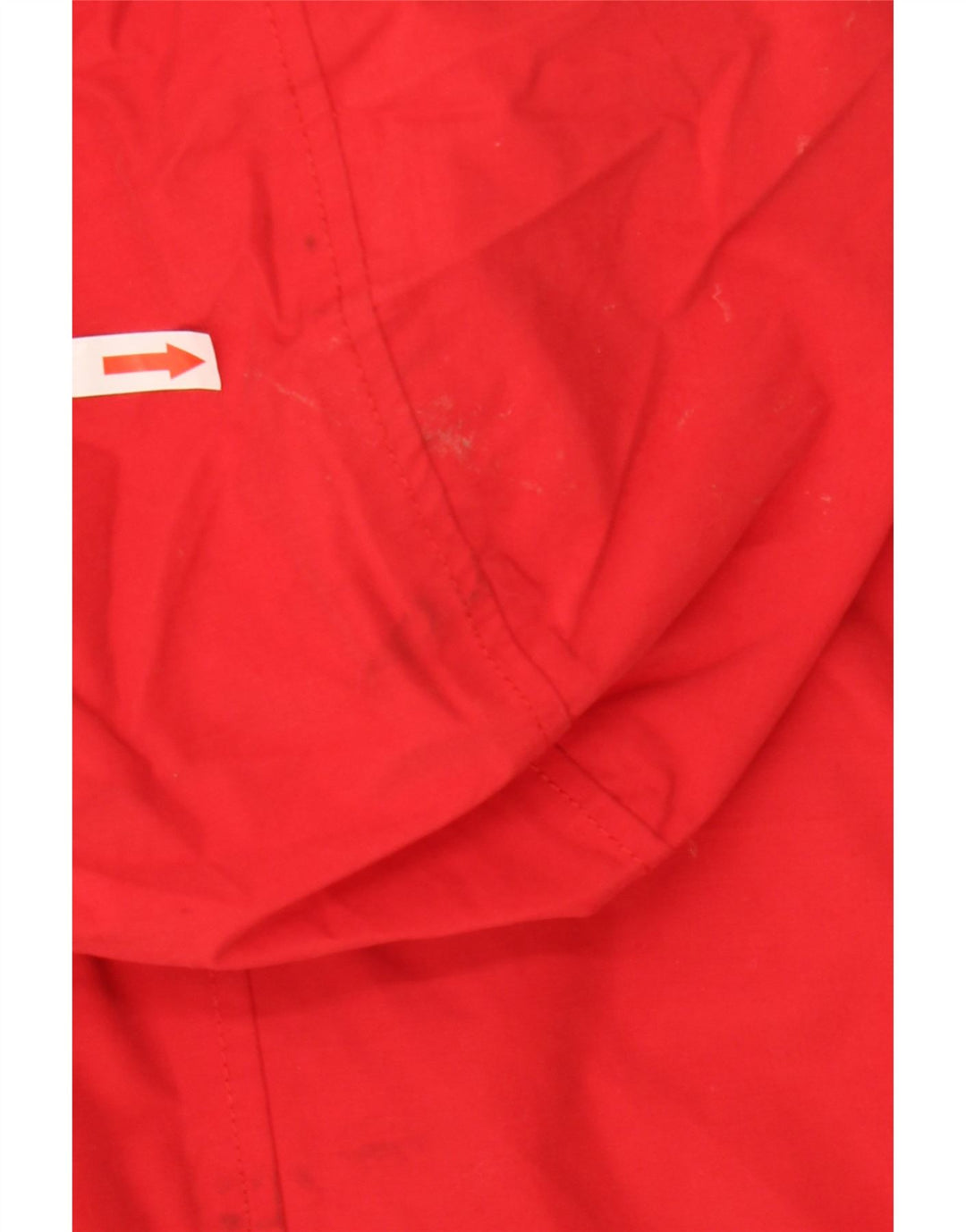 Joules Womens Hooded Raincoat UK 14 Medium Red Cotton
