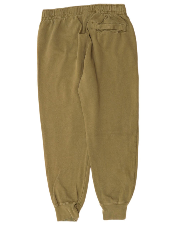 NIKE Mens Tracksuit Trousers Joggers Small  Khaki Cotton