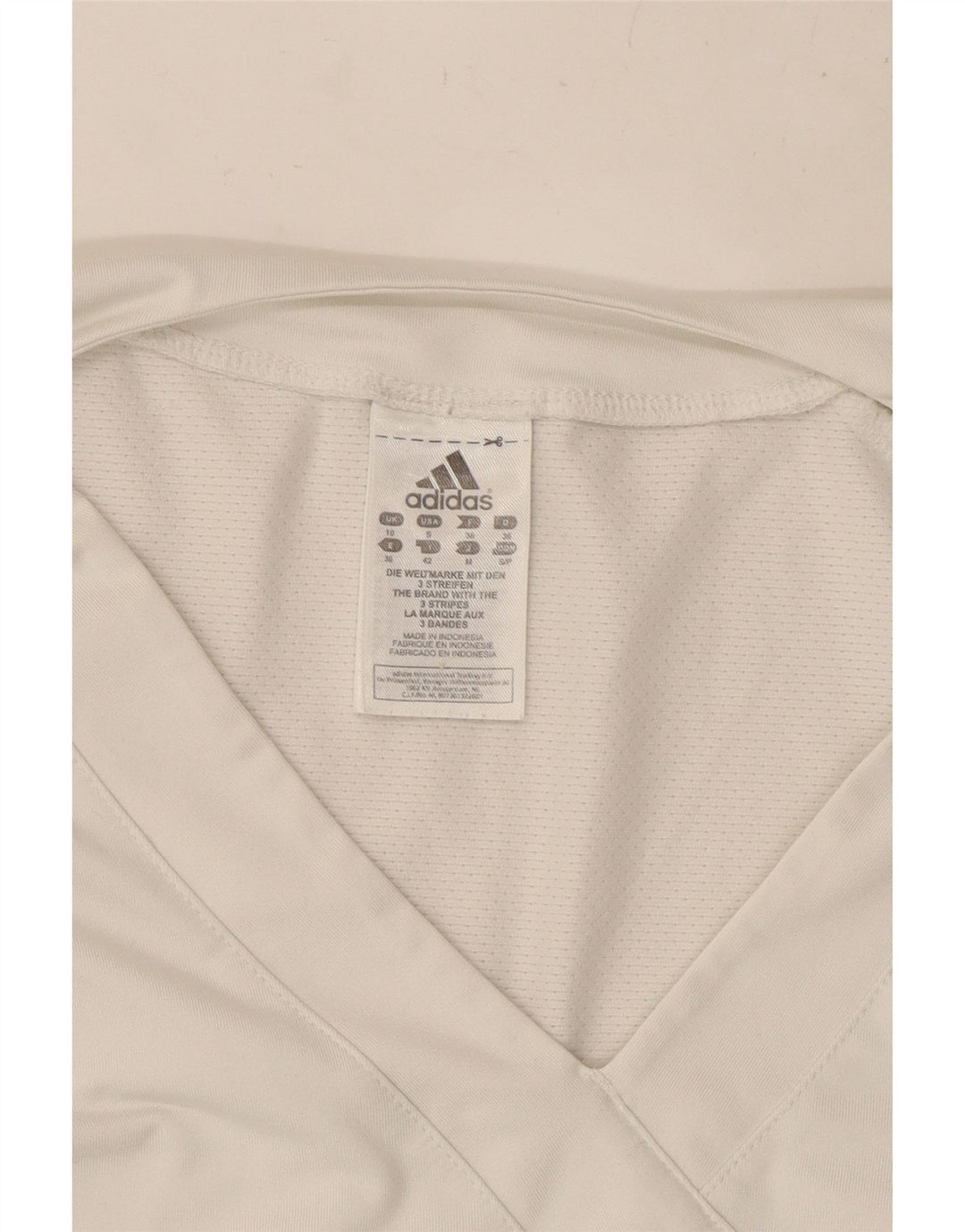 ADIDAS Womens Vest Top UK 10 Small White Polyester