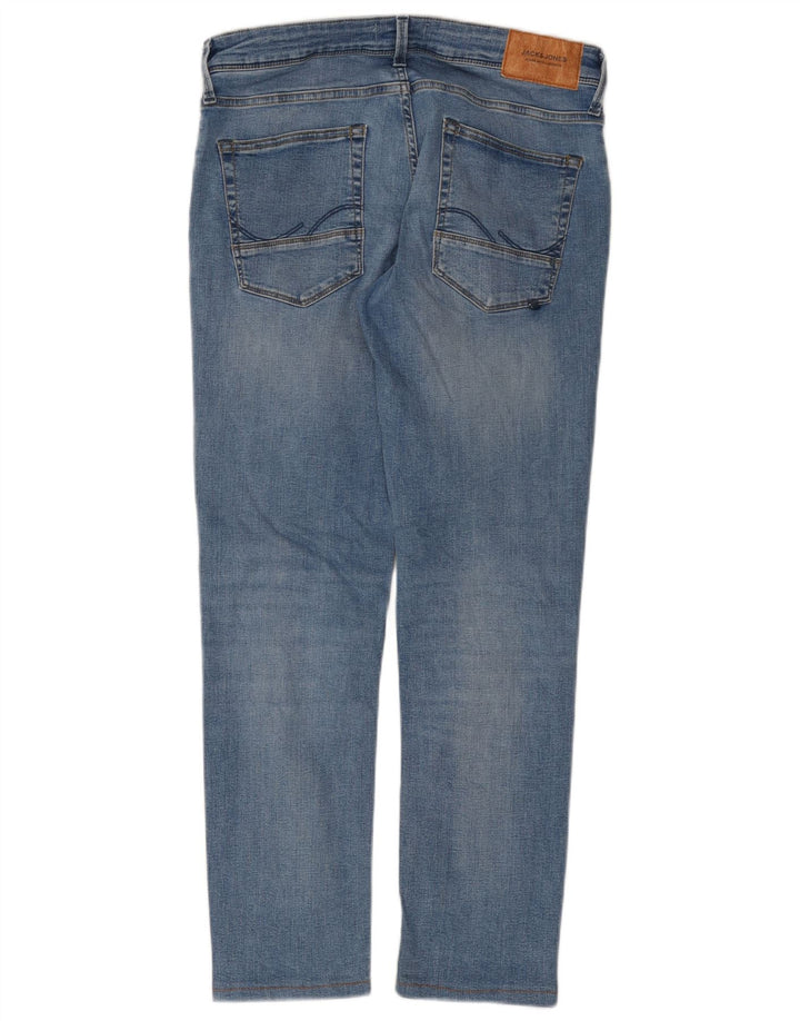 Jack & Jones Mens Slim Jeans W32 L29 Blue Cotton