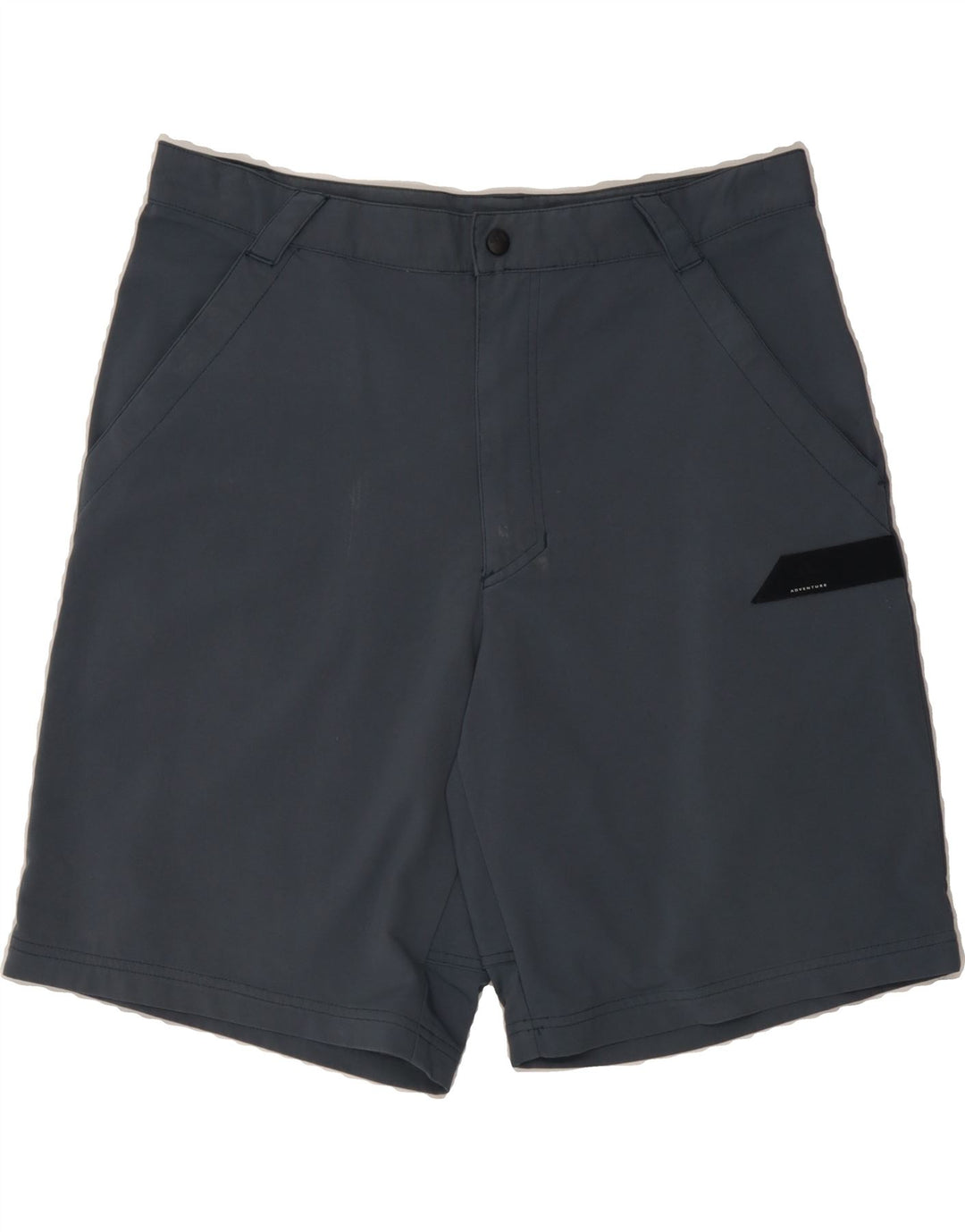 ADIDAS Mens Chino Shorts Medium W34  Blue Polyamide Vintage Adidas and Second-Hand Adidas from Messina Hembry 