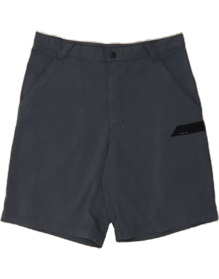 ADIDAS Mens Chino Shorts Medium W34  Blue Polyamide Vintage Adidas and Second-Hand Adidas from Messina Hembry 