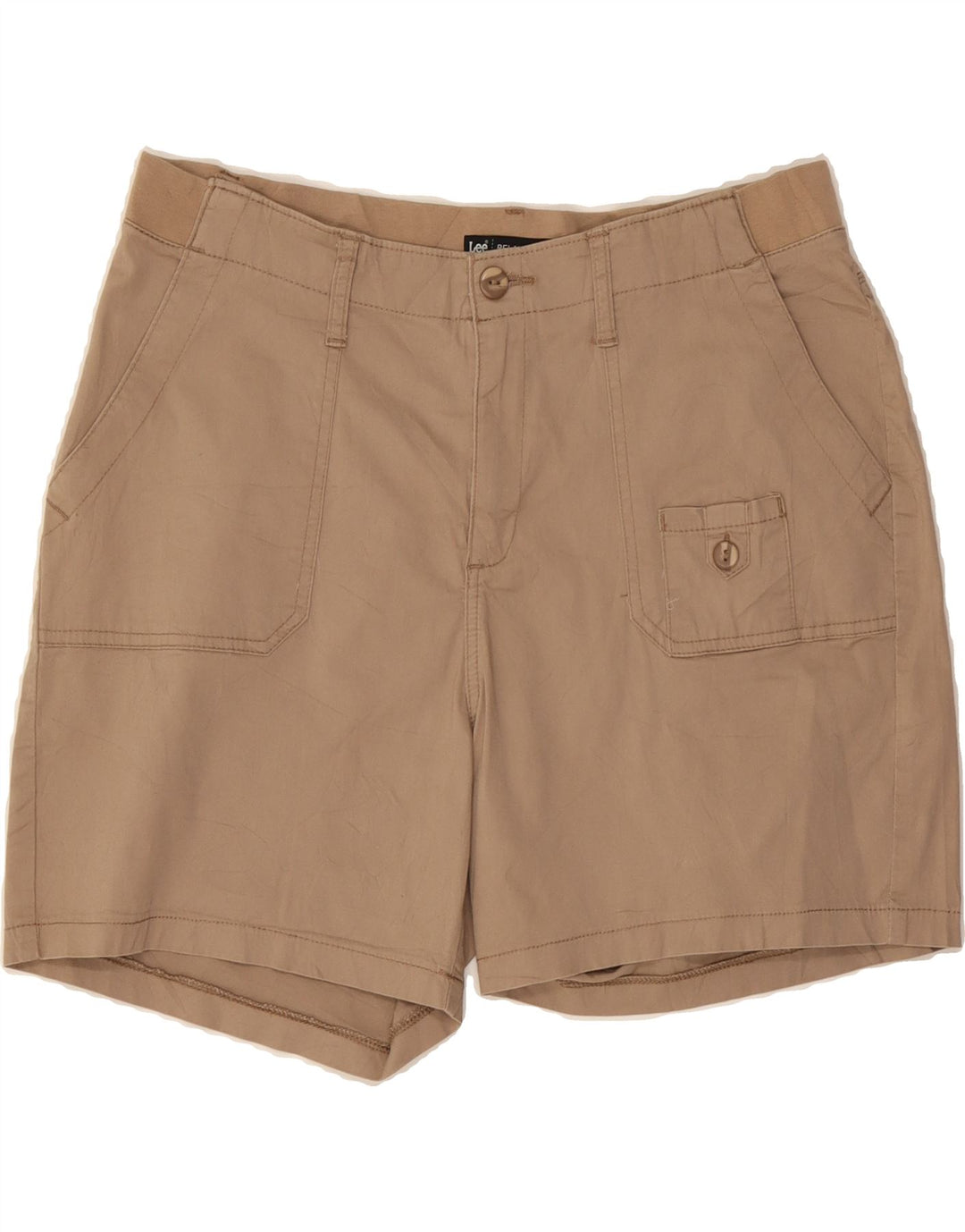 LEE Womens Shorts US 14 XL W36 Beige Cotton Vintage Lee and Second-Hand Lee from Messina Hembry 