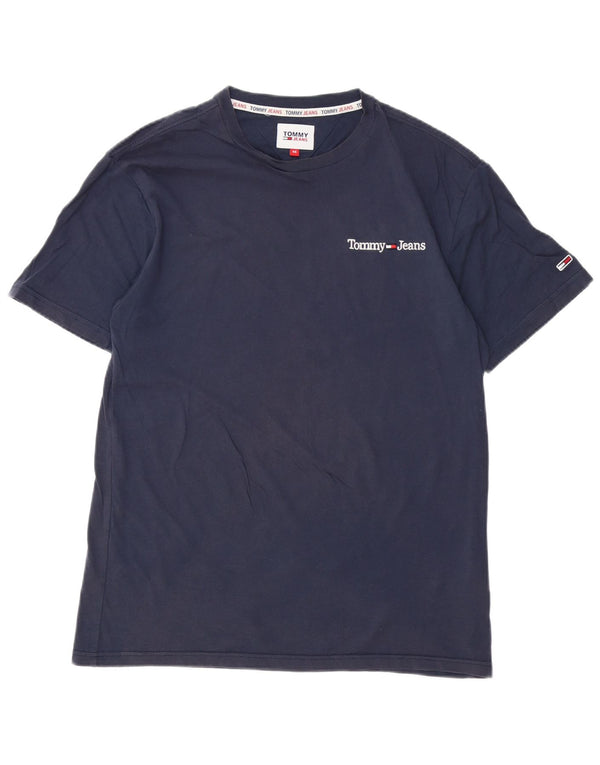 Tommy Hilfiger Mens T-Shirt Top XS Navy Blue Cotton
