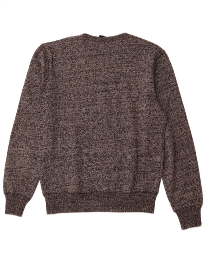 Champion Mens Graphic Sweatshirt Jumper Small Grey Flecked Cotton