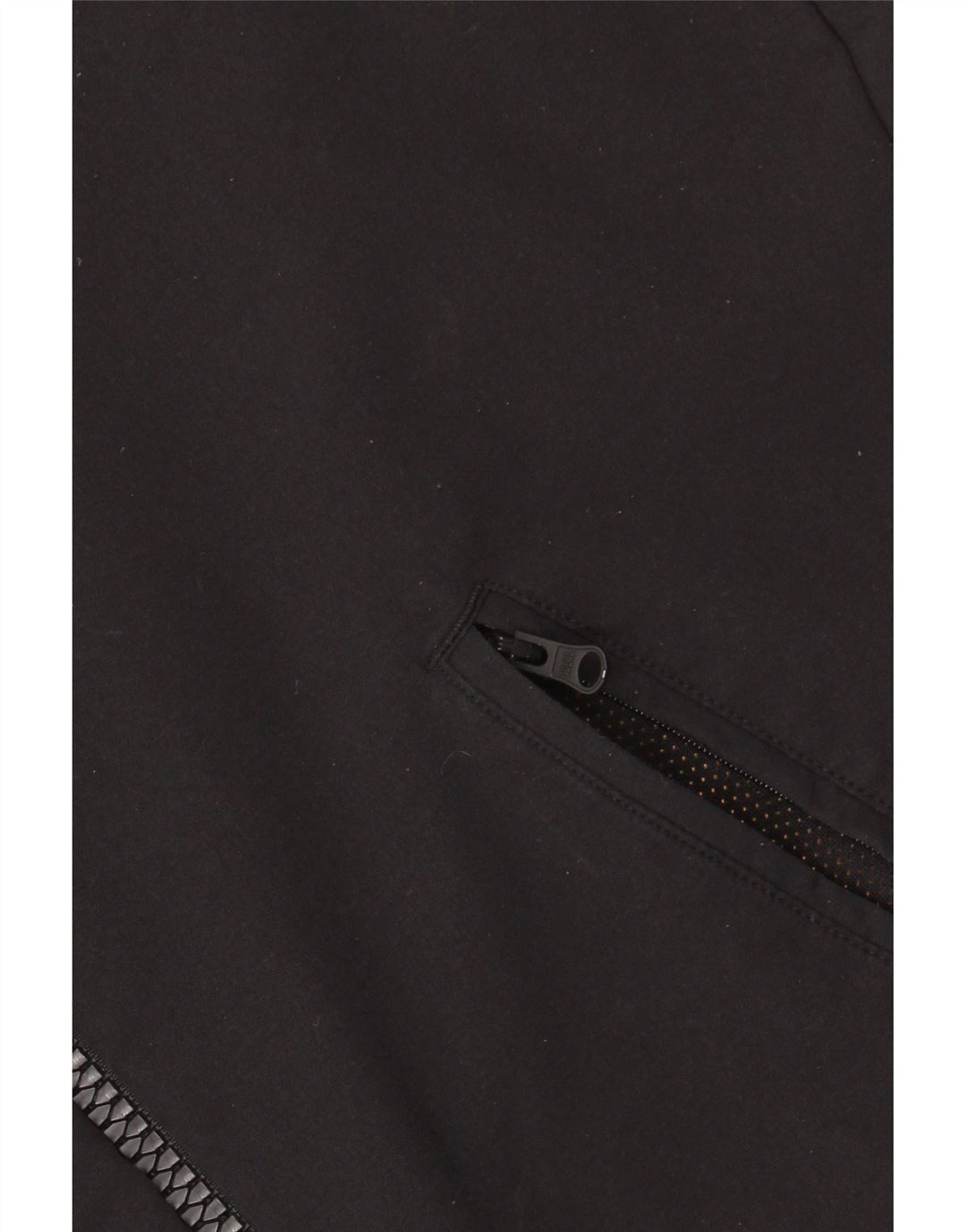 ADIDAS Mens Graphic Tracksuit Top Jacket Small Black Colourblock Nylon