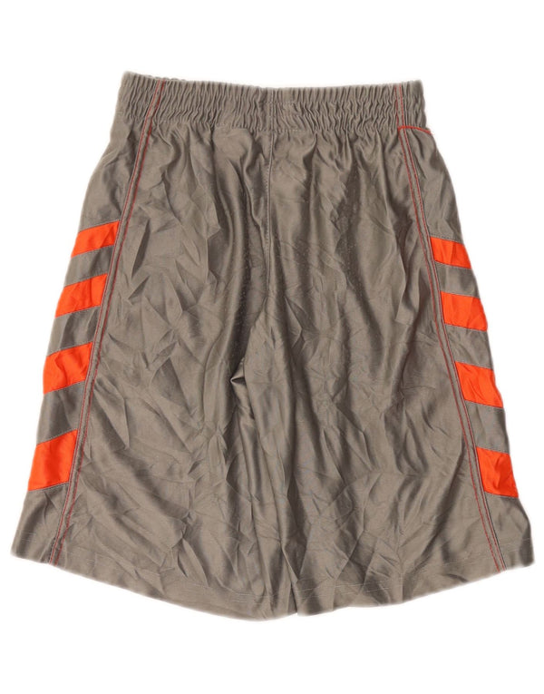 PUMA Boys Sport Shorts 7-8 Years Small Grey Colourblock Polyester