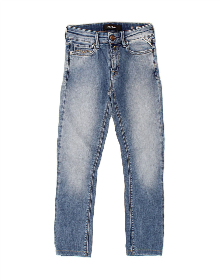 REPLAY Womens Slim Jeans W24 L24 Blue Cotton Vintage Replay and Second-Hand Replay from Messina Hembry 