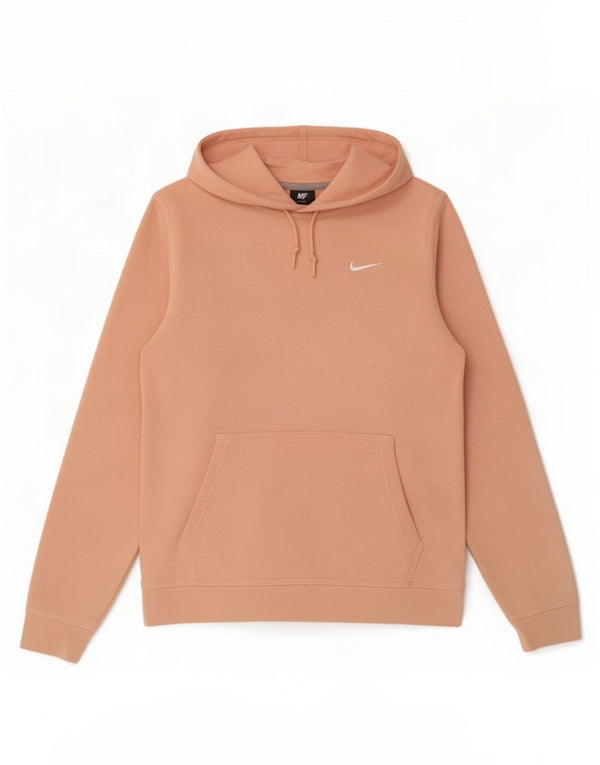 Nike Mens Hoodie Jumper Medium Pink Cotton