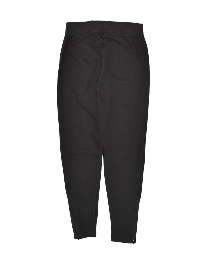 ASICS Womens Graphic Tracksuit Trousers UK 8 Small Black | Vintage Asics | Thrift | Second-Hand Asics | Used Clothing | Messina Hembry 