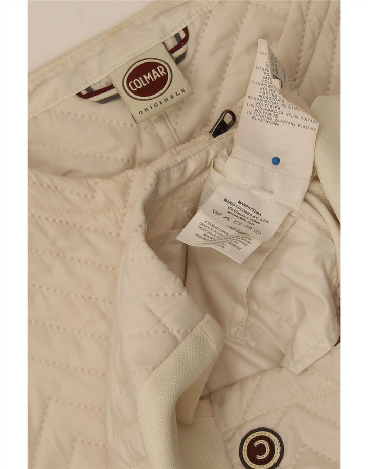 Colmar Womens Quilted Jacket EU 38 Medium White Polyester
