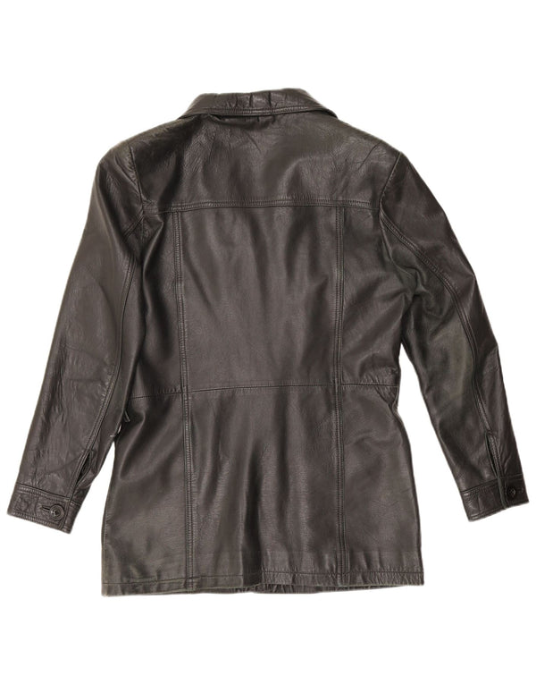 Matinee Womens Leather Jacket UK 14 Medium Black