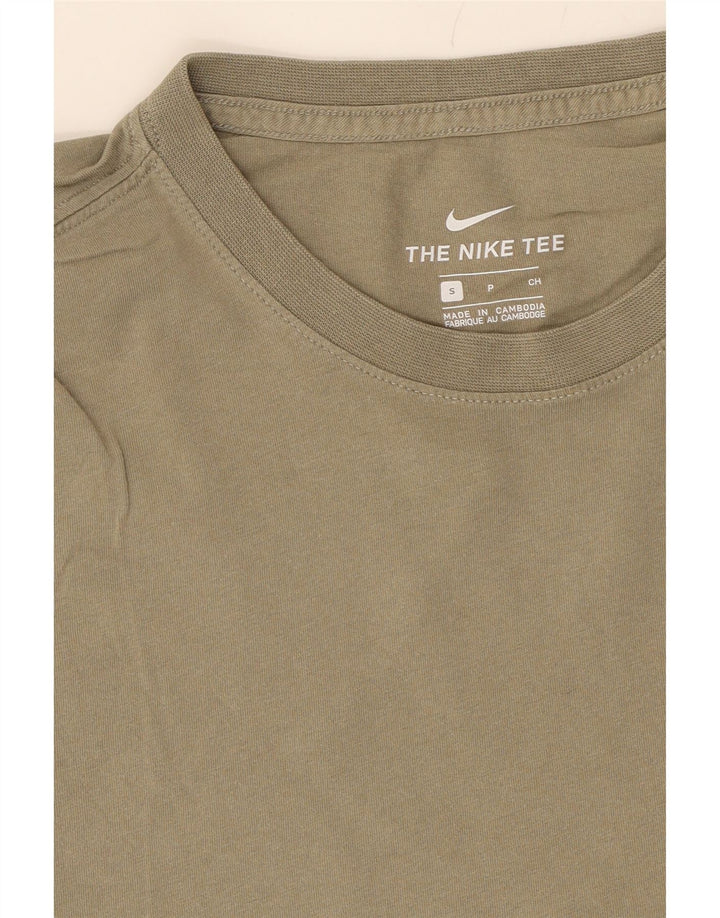 NIKE Womens Crop T-Shirt Top UK 10 Small Grey Vintage Nike and Second-Hand Nike from Messina Hembry 