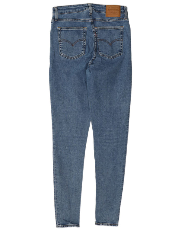 Levi's Womens 721 High Rise Skinny Jeans W28 L30 Blue Cotton
