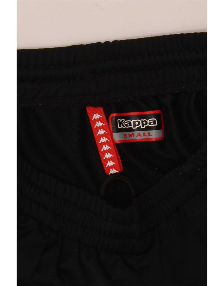 Kappa Mens Graphic Tracksuit Trousers Small Black
