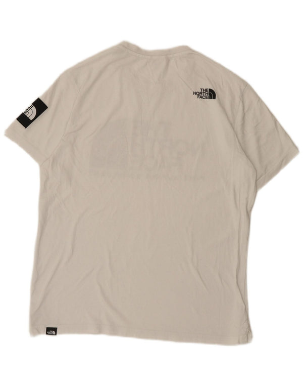 The North Face Mens Graphic T-Shirt Top Medium White