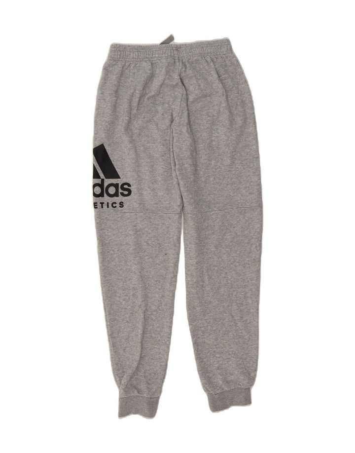 ADIDAS Mens Graphic Tracksuit Trousers Joggers Small Grey Vintage Adidas and Second-Hand Adidas from Messina Hembry 