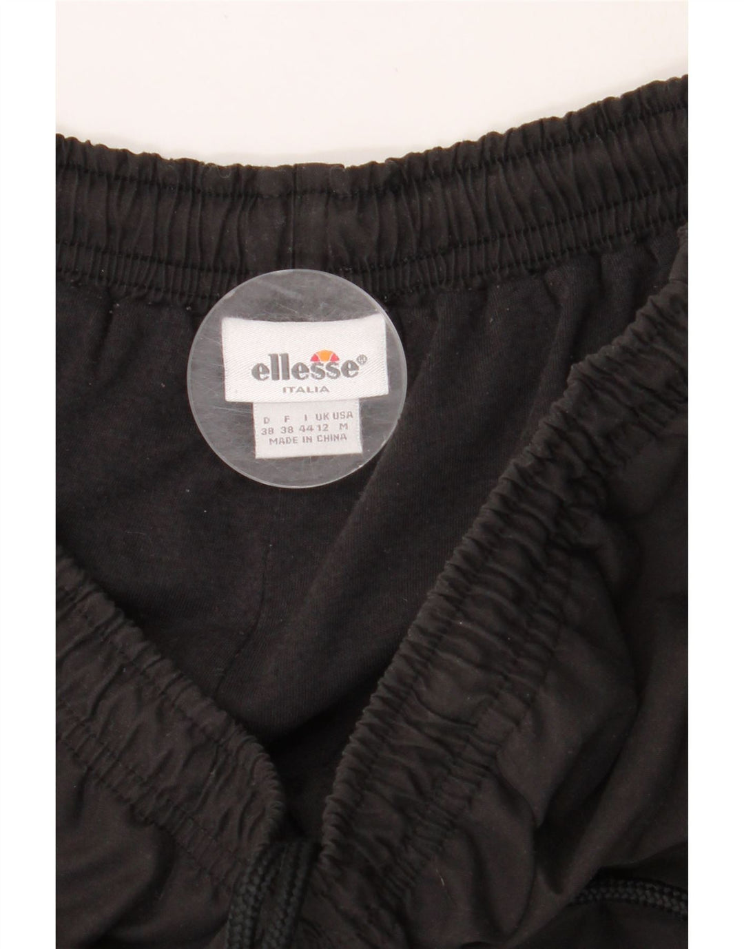 ELLESSE Womens Tracksuit Trousers UK 12 Medium  Black Vintage Ellesse and Second-Hand Ellesse from Messina Hembry 