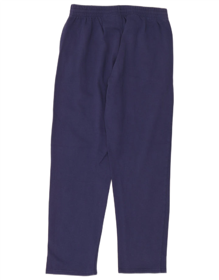 Asics Mens Tracksuit Trousers Large Navy Blue Cotton