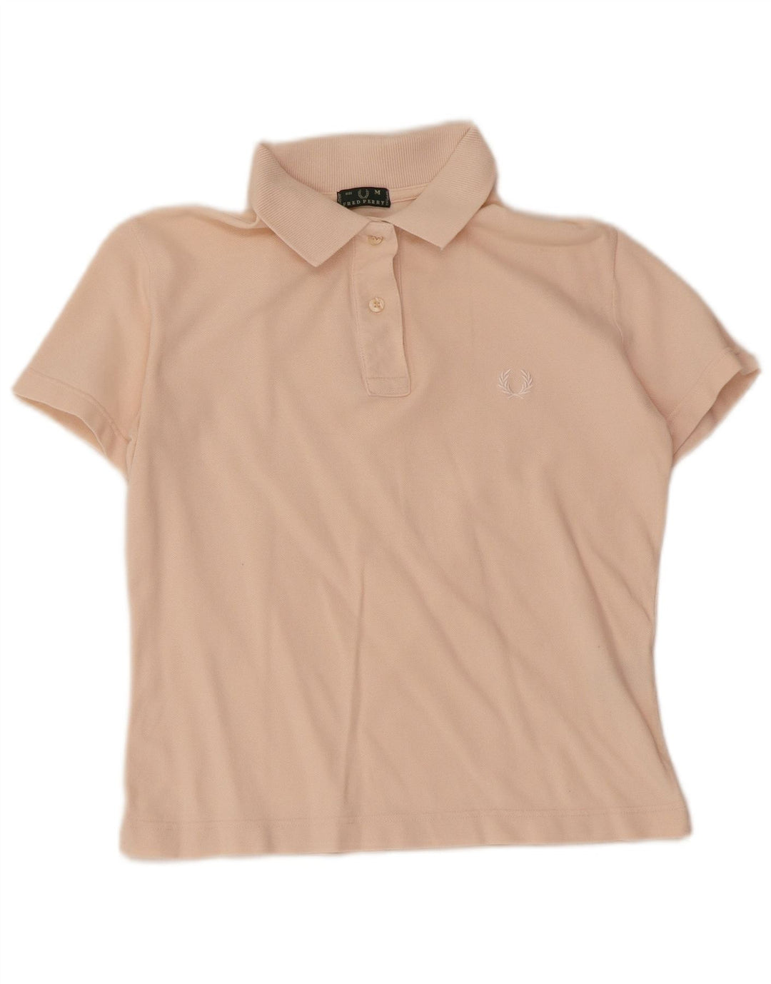 Fred Perry Womens Polo Shirt UK 12 Medium Pink Cotton