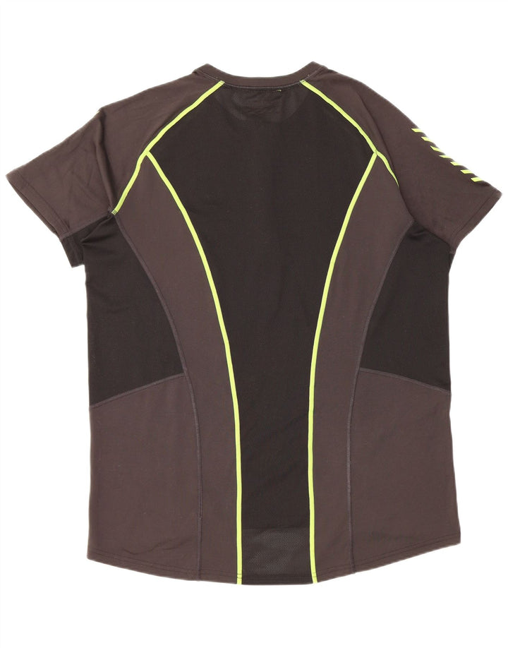 HELLY HANSEN Mens Short Sleeve Pullover Tracksuit Top XL Grey Colourblock