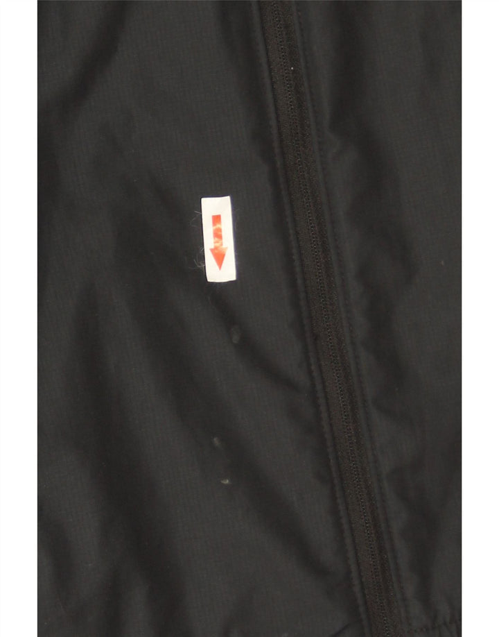 Nike Womens Hooded Rain Jacket UK 16 Large Grey Colourblock Polyester