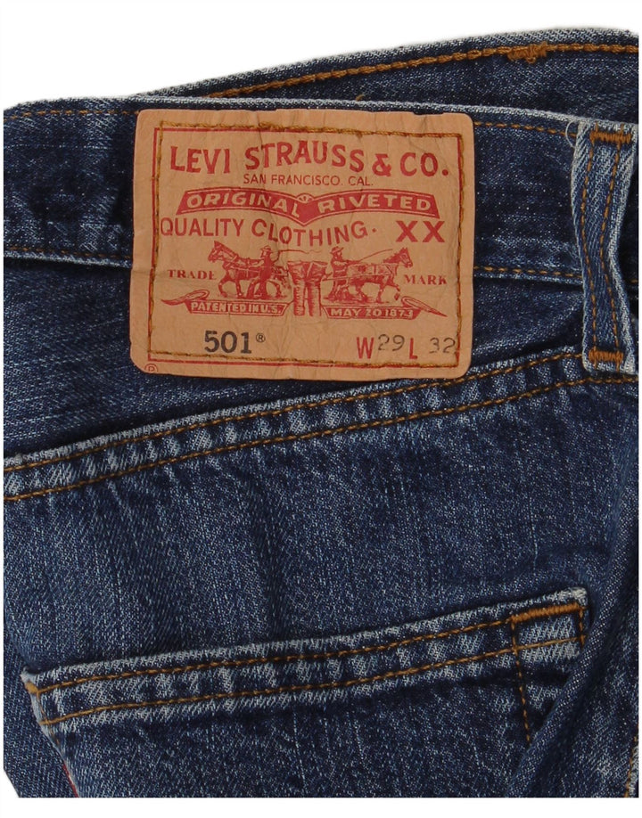 Levi's Womens 501 Denim Shorts W29 Medium  Blue