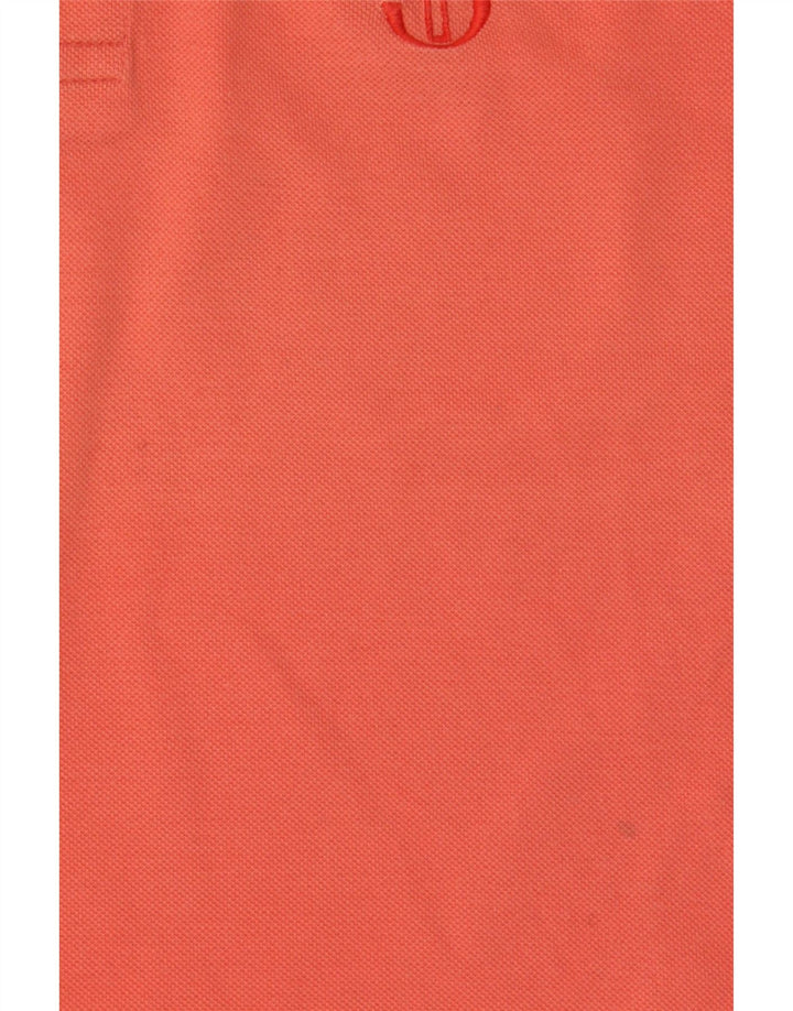 SERGIO TACCHINI Mens Polo Shirt Medium Orange