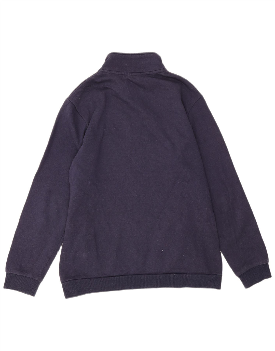 Fila Mens Graphic Zip Neck Sweatshirt Jumper Medium Navy Blue Colourblock