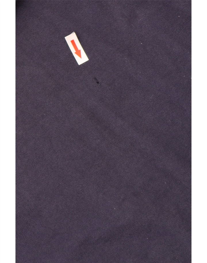 WEIRD FISH Mens Graphic T-Shirt Top 3XL Navy Blue Cotton