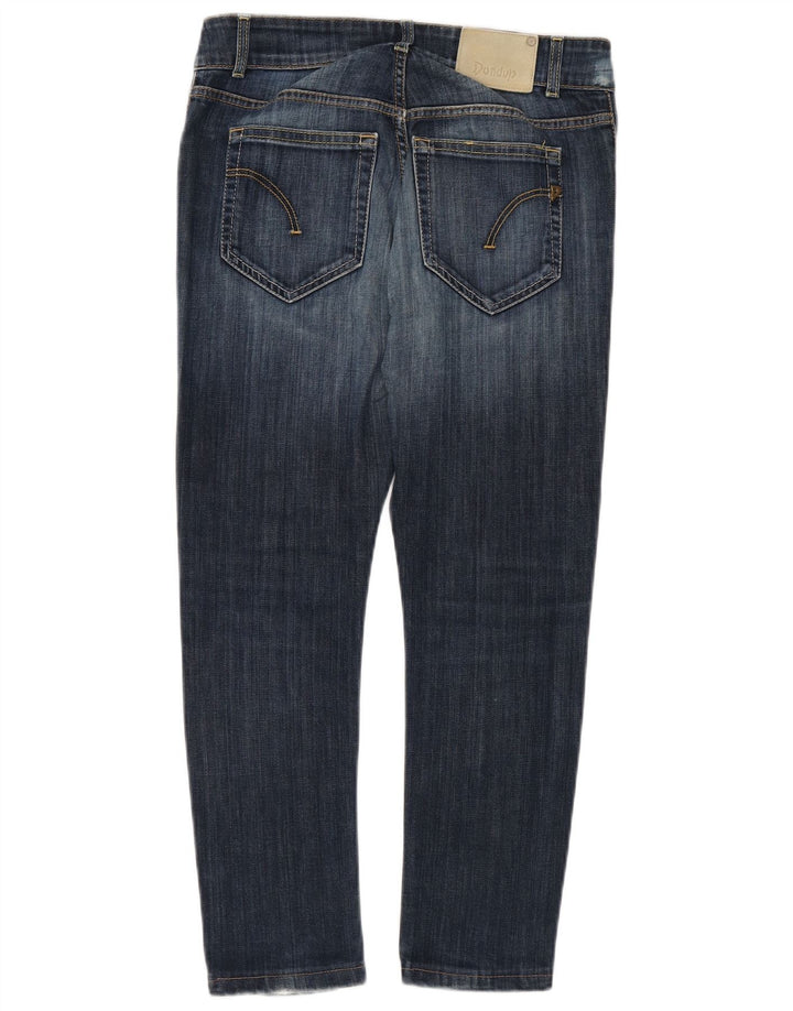 DONDUP Womens Slim Jeans W32 L26 Blue Cotton