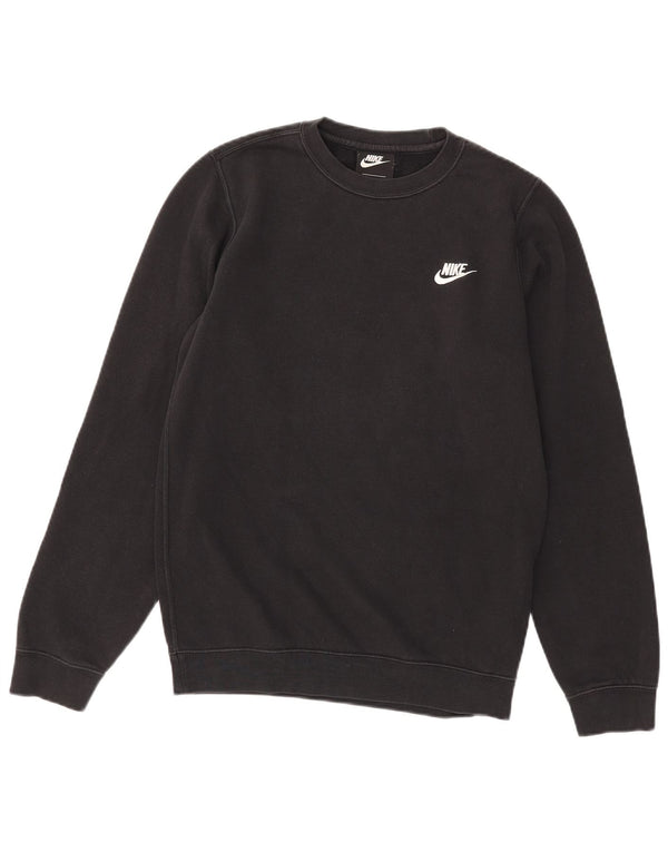 Nike Mens Sweatshirt Jumper XS Black Cotton