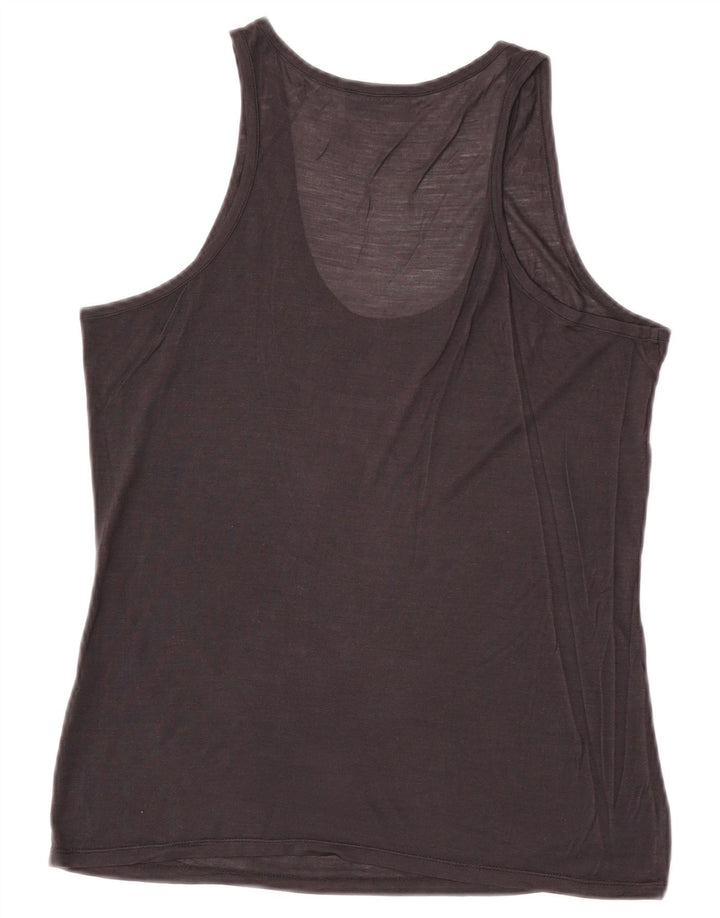 Max & Co. Womens Vest Top UK 12 Medium Black
