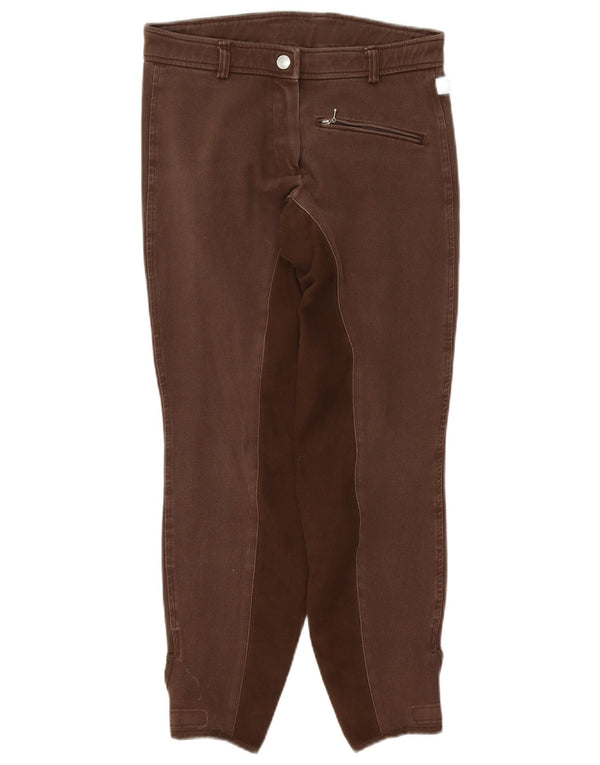 Vintage Womens Riding Trousers EU 38 Medium W28 L27 Brown Colourblock