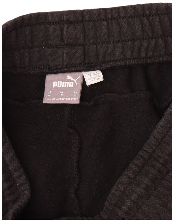 PUMA Mens Graphic Tracksuit Trousers Joggers Medium  Black