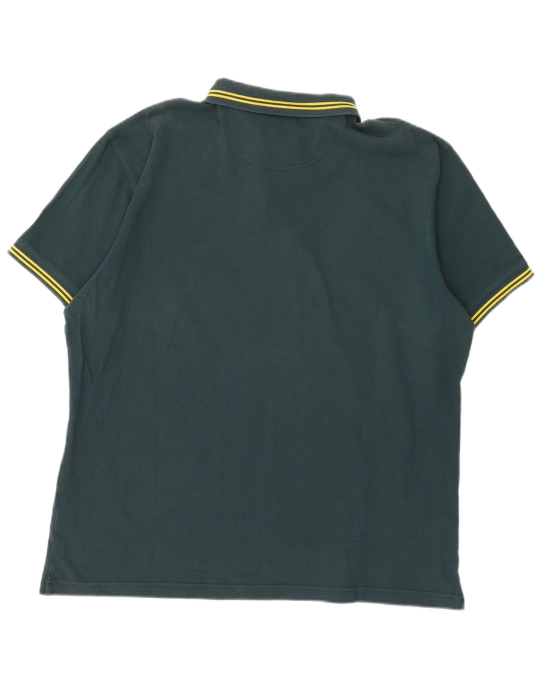 Barbour Mens Polo Shirt 2XL Green Cotton